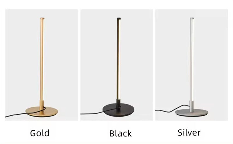 Simply Modern Shabbos Lamp Black/white/golden/silvery Cover Minimalist Aluminum 5W LED Bedside Study Table Lamp for Home and Reading Room