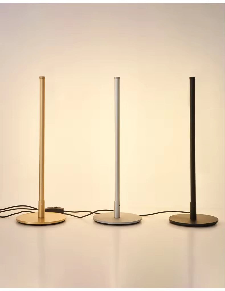 Simply Modern Shabbos Lamp Black/white/golden/silvery Cover Minimalist Aluminum 5W LED Bedside Study Table Lamp for Home and Reading Room